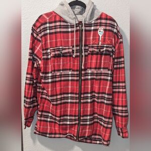 Disney Adult Hoodie - Toy Story Forky Flannel Size Large